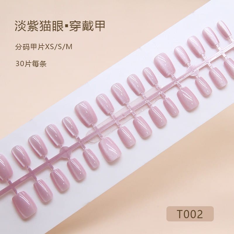 T002- Artificial Press On Fake Nails 30pcs